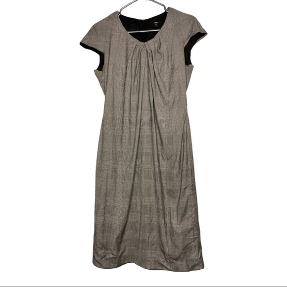 boss Hugo Boss Dennari Pleated Neck Sheath Dress - Picture 1 of 7